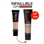 کرم پودر اینفالیبل لورال تیوپی مات شماره ۱۱۰ با حجم 30 میل