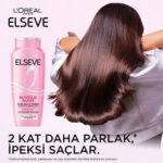 شامپو صورتی لورال افزایش دهنده درخشندگی و براق کننده Elseve Glycolic Gloss Shine Enhancing