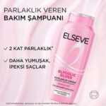 شامپو صورتی لورال افزایش دهنده درخشندگی و براق کننده Elseve Glycolic Gloss Shine Enhancing