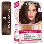 رنگ موی لورال شماره 4 – رنگ قهوه ای تیره