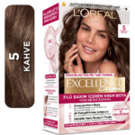 رنگ موی لورال شماره 5 – رنگ موی قهوه‌ای طبیعی روشن